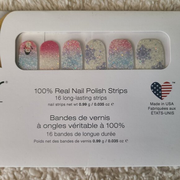 Color Street Snow Biz 100% Real Nail Polish Strips - Picture 2 of 4